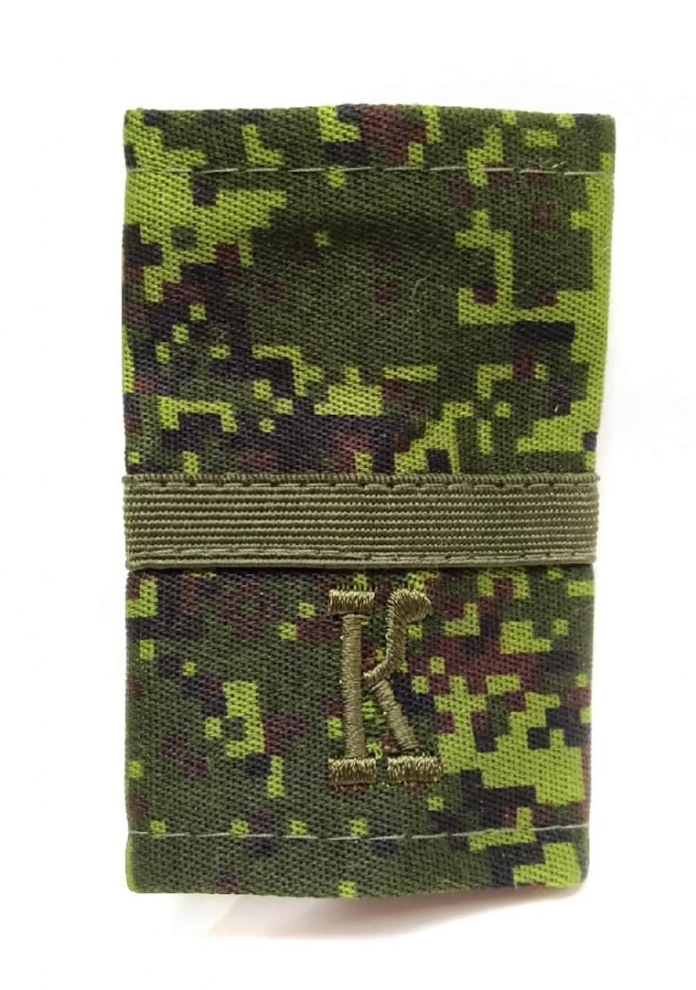 Фальшпогоны с вышитой оливковой К и оливковым галуном (ефрейтор)