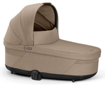 Коляска Cybex Balios S Lux TPE 2025 Cloud G i-Size Magic Black 3 в 1 Almond Beige с дождевиками
