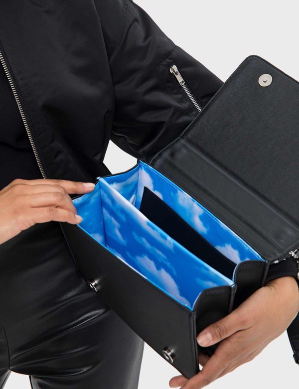 Сумка через плечо ZNY MONOGRAM SS22 Черная - фото 11