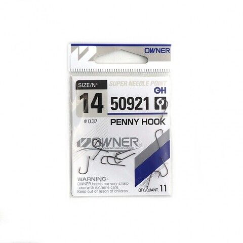 Рыболовный крючок Owner Penny Hook BC №14 (11 шт)