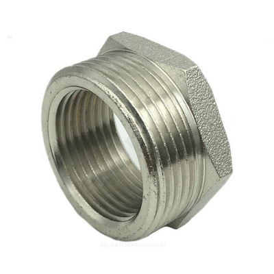 Футорка латунь никель Ду 25х15 (1"х1/2") НР/ВР SantechSystems .