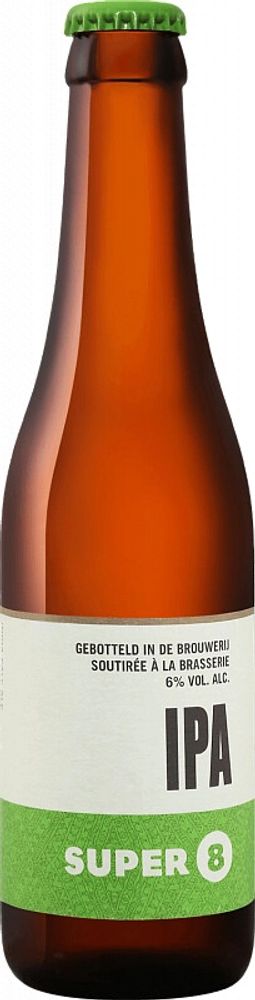 Пиво Хаахт Супер 8 ИПА / Haacht Super 8 IPA 0.33 - стекло