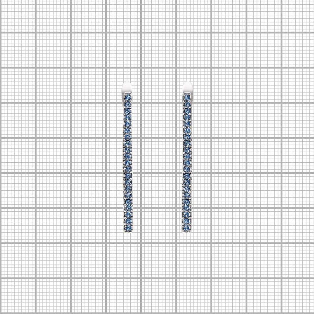 "Эмилия" серьги в серебряном покрытии из коллекции "Венгрия" от Jenavi с английским замком