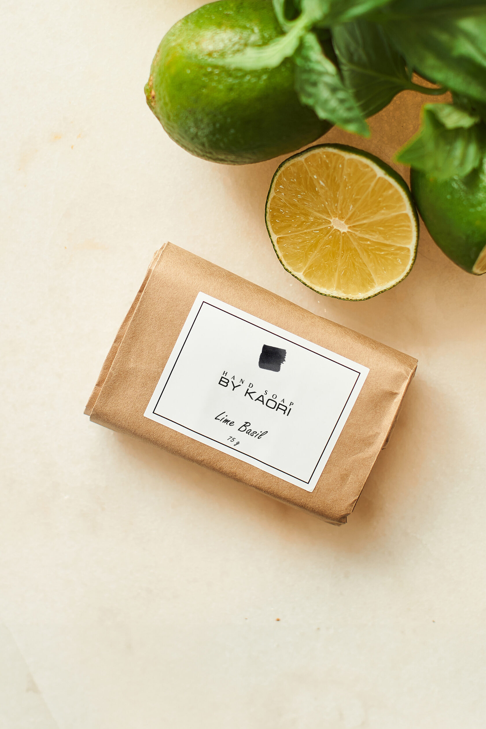 Твёрдое мыло LIME BASIL