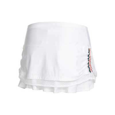 Женская теннисная юбка Lucky in Love Royale Stripe Ruche Skirt Women - White