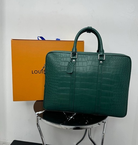 Портфель Louis Vuitton из кожи крокодила