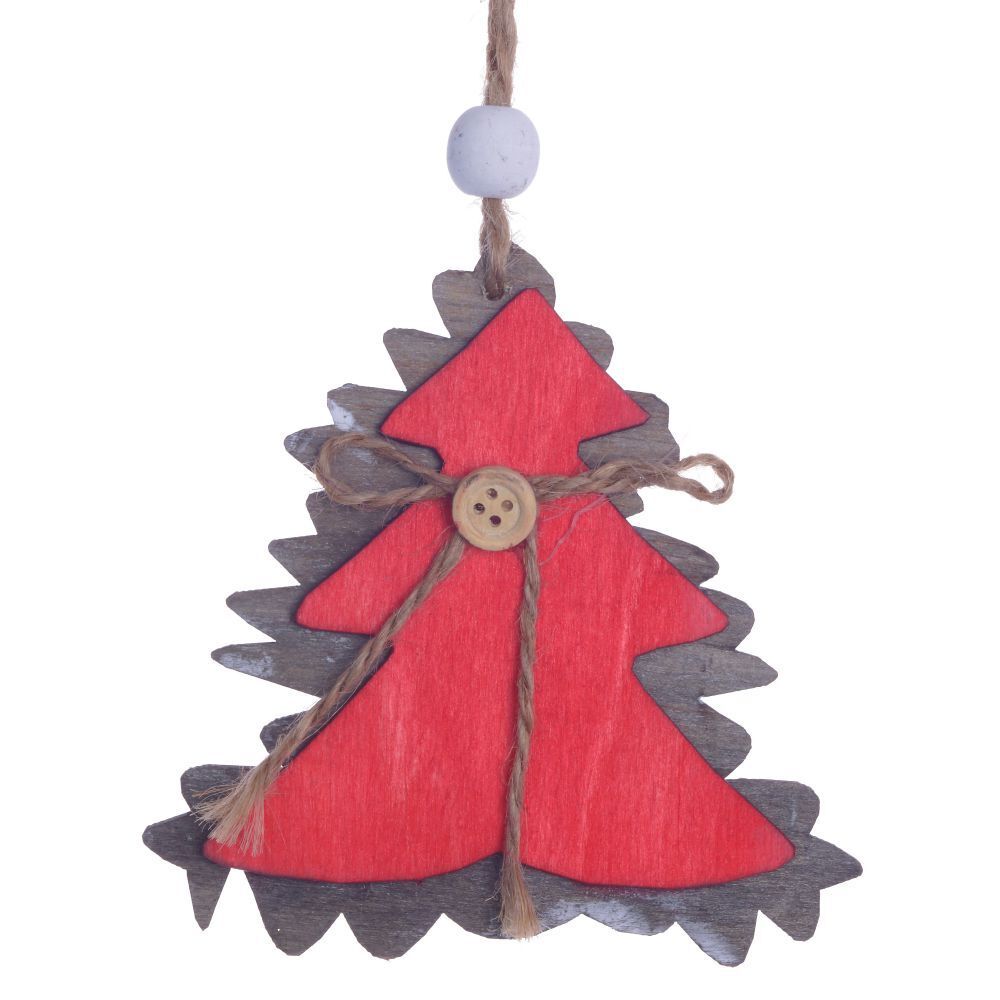 GAEM Украшение новогоднее "Сердце/Звезда/Елка", L10,5 W2 H10,5 см, 3в.