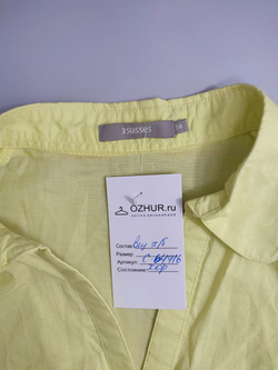 Блуза 3 Suisses светло-желтая, 44 размер