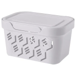 Ящик с крышкой универсальный deluxe, 189х110 мм, 1,9л (серый)