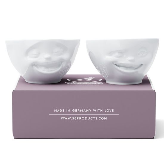 Набор чаш laughing & winking, 200 мл, белый, 2 шт.
