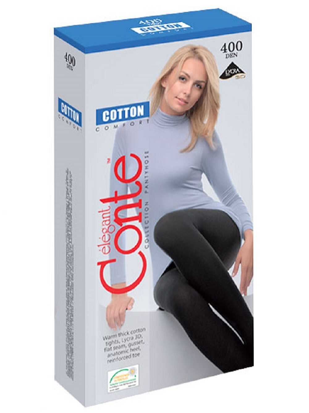 CONTE COTTON 400 (колготки женские, хлопковые)