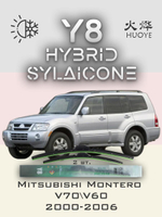 Щетки стеклоочистителя HUOYE Y8 500/500 мм на Mitsubishi Montero | Hook/J-Hook