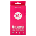 Here We Flo, XO! Rightous, резиновые презервативы в горошек, без запаха, 6 шт.