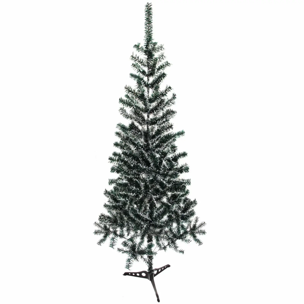 Ёлка «Метелица» 150 см, ПВХ белый иней (220 веток)