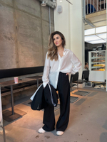 Блуза с лентой wh