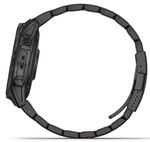 Умные часы Garmin FENIX 7 Sapphire Solar титановый угольно-серый DLC с угольно-серым титановым DLC браслетом