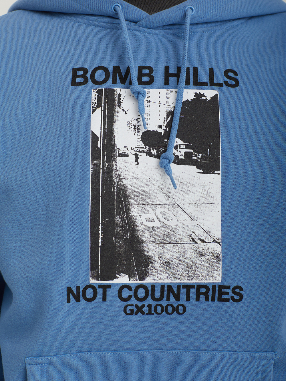 Мужская Толстовка Bomb Hills Not Countries