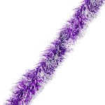 Мишура "Восточный шик" 2 м 9см. Фиолетовый (Серпантин)
