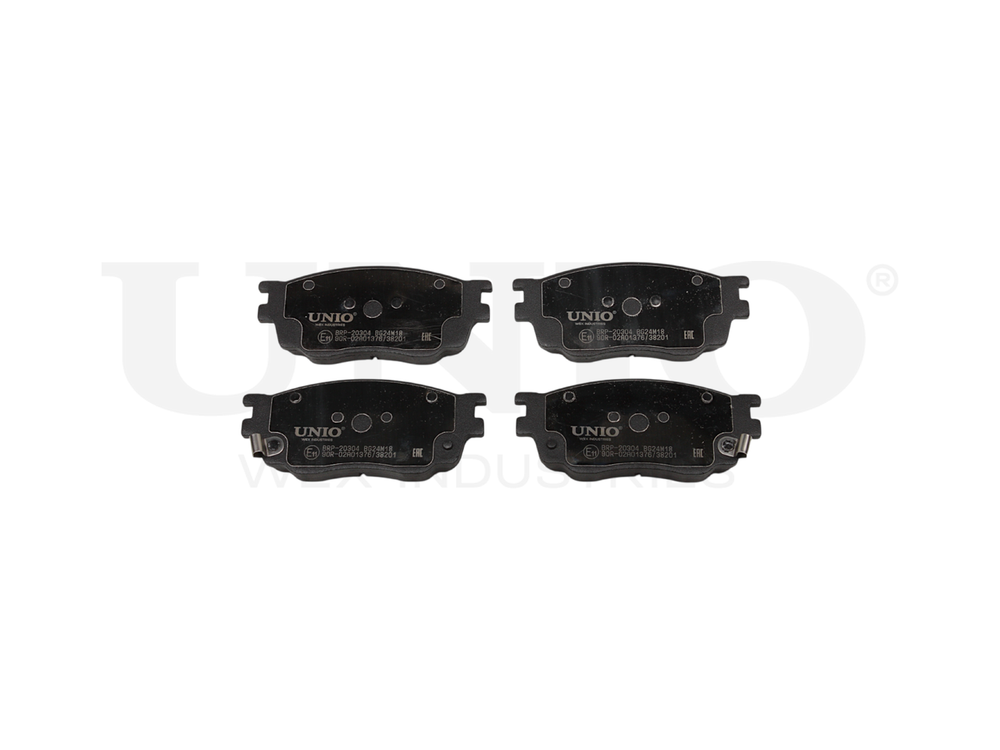 Колодки тормозные диск. передние UNIO BRP-20304