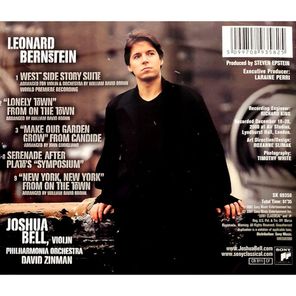 Joshua Bell, Philharmonia Orchestra, David Zinman / Bernstein: West Side Story Suite (CD)