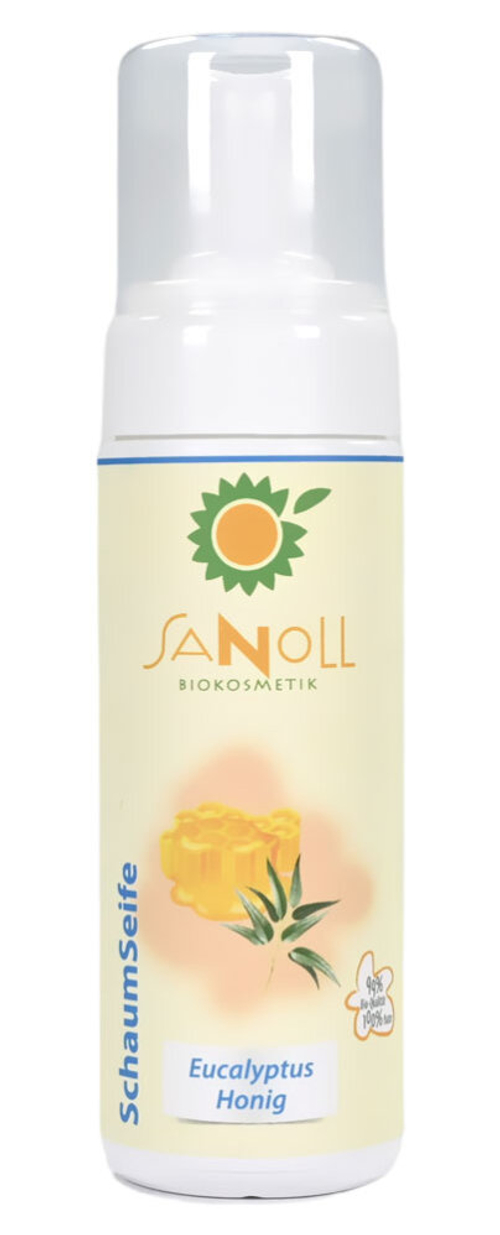 Пенящееся мыло Sanoll с эвкалиптом и медом, 150 мл