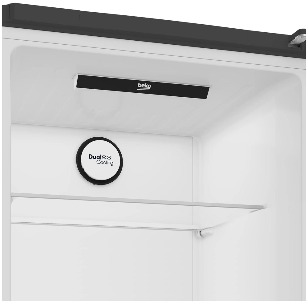 Двухкамерный холодильник Beko B3R0CNK402HG насыщенный серый