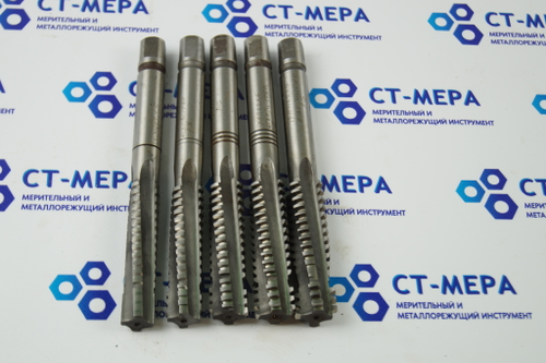 Метчик трапецеидальный Tr22х5 машинно-ручной Р18 L=235мм комплект из 5 штук