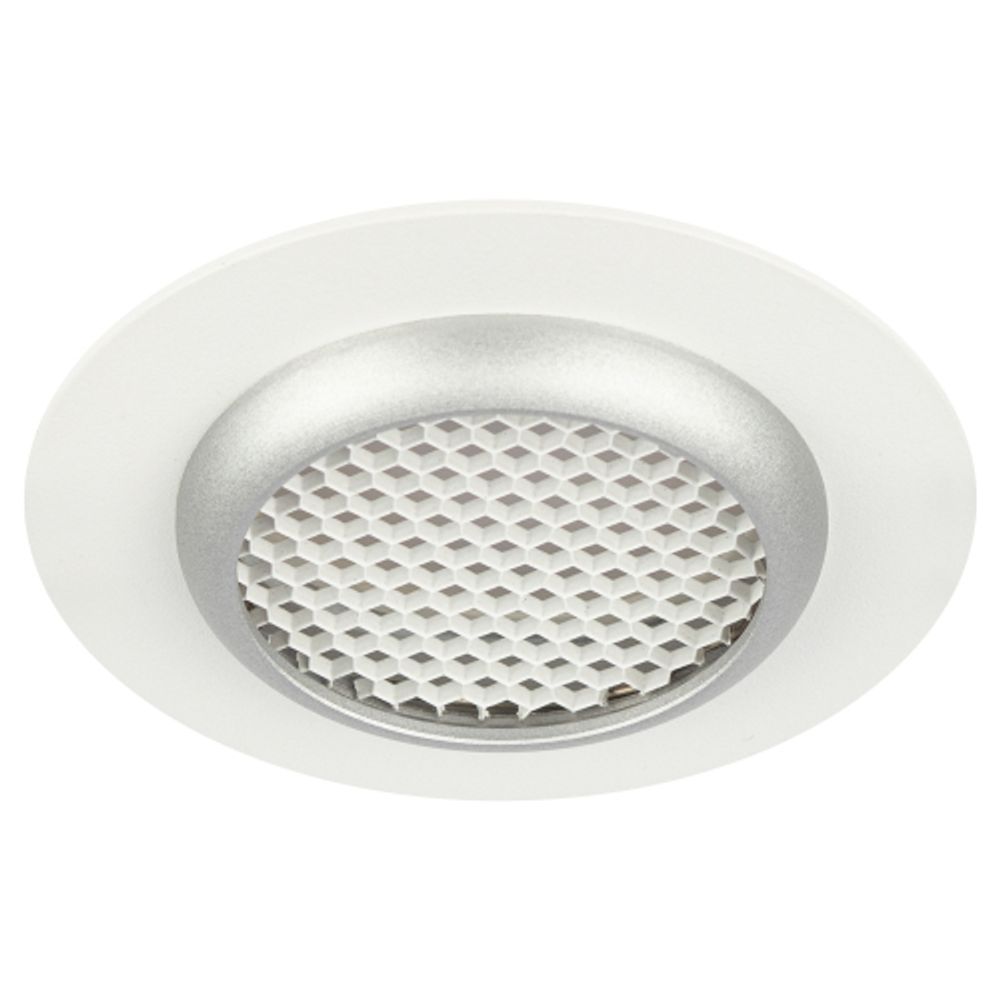 Встраиваемый светильник алюминиевый ЭРА KL109 WH/SL MR16 GU5.3 белый/серебро матовый | Алюминиевые встраиваемые светильники