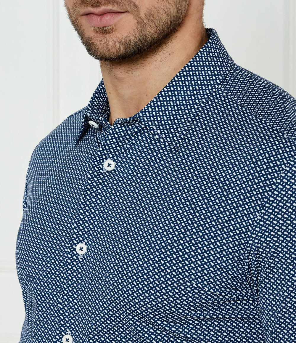 Рубашка p-roan-kent-c1 BOSS BLACK - темно-синий(50522091)