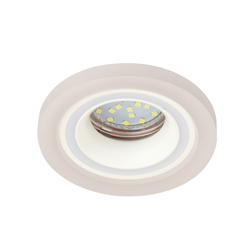 Встраиваемый светильник декоративный ЭРА DK90 WH MR16/GU5.3 белый