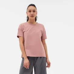 Футболка женская Basic line, цвет пыльно-розовый, р-р 46