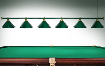 Лампа STARTBILLIARDS 6 плафонов - металл