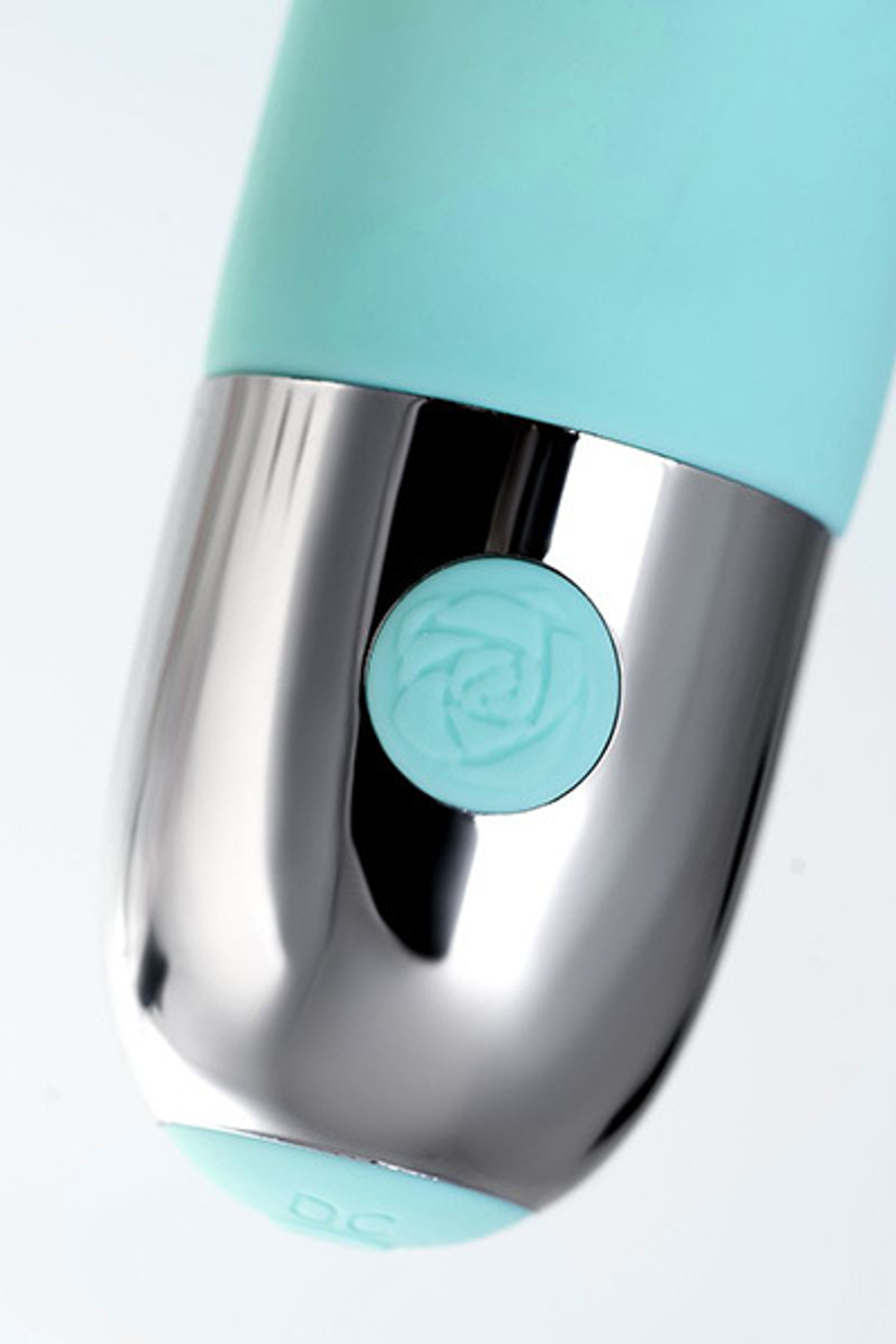 Мятный рельефный вибратор 17,5см с клиторальной стимуляцией ToyFa Flovetta Flax 457707