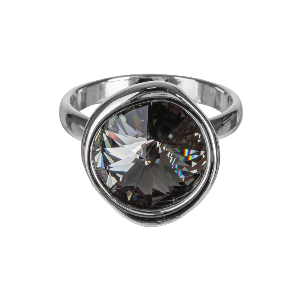 Кольцо Fiore Luna Black Diamond K1902.M3 BW/S