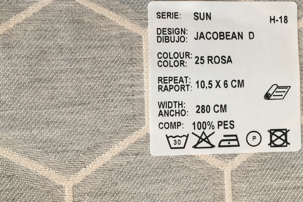 Жаккард Sun Jacobean (Сан Джакабиэн) D 25 Rosa