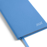Smythson Ежедневник-блокнот 2026 Panama Weekly Diary, Nile Blue