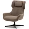Крутящееся кресло Zalina, светло-коричневый шенилл
