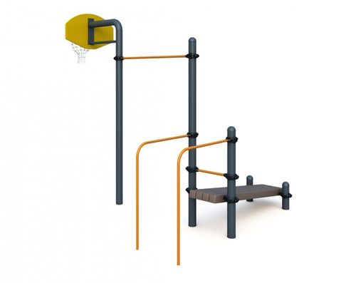 Турник классического хвата баскетбольная стойка, брусья, лавка для упражнений на пресс