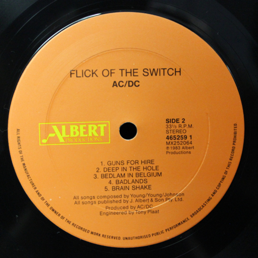 AC/DC / Flick Of The Switch (LP)