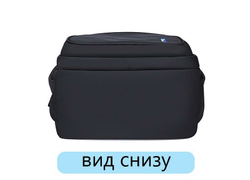 Рюкзак мужской городской повседневный пикник для отдыха, черный / серый