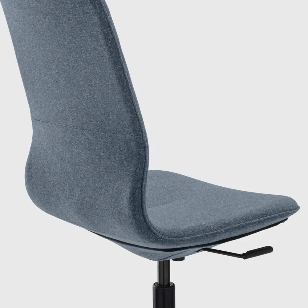 Офисный стул - IKEA LÅNGFJÄLL/LANGFJALL, 68x68x104см, серый/светло-серый, ЛОНГФЬЕЛЛЬ ИКЕА