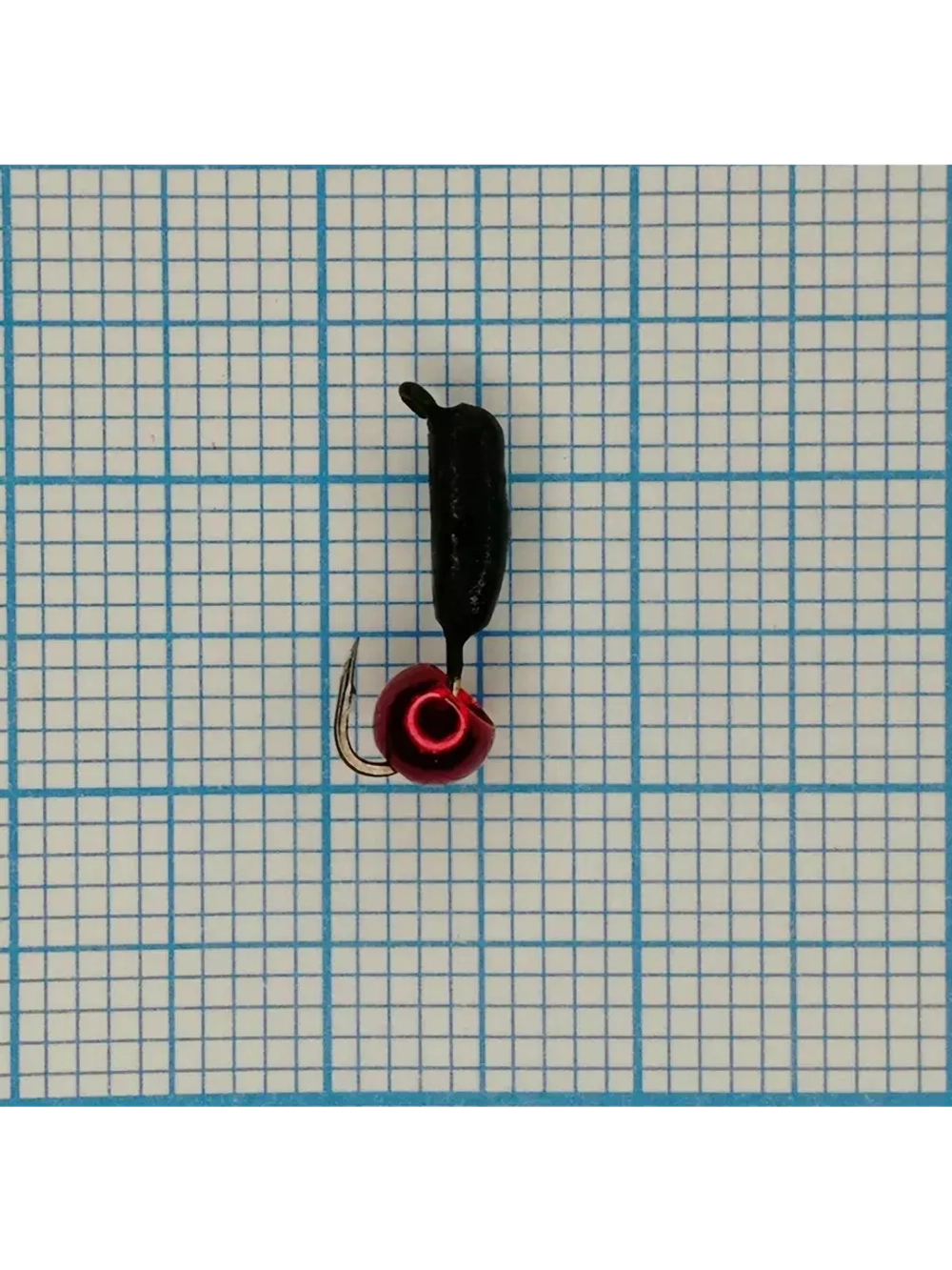 Мормышка вольфрамовая "Гвоздик с латунным шариком"