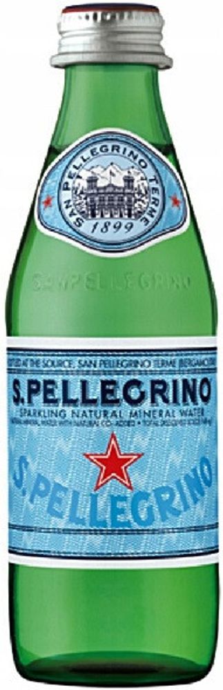 Вода газированная Сан Пеллегрино / San Pellegrino 0.25 - стекло