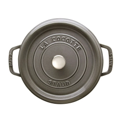 STAUB Чугунная кастрюля Cocotte 24 см 3,8 л графит