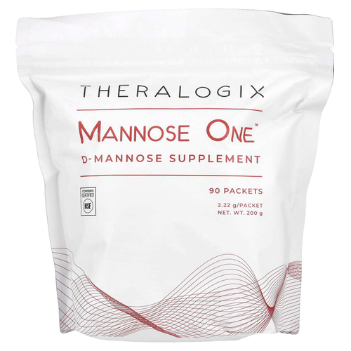 Theralogix, Манноза 1, 90 пакетиков (2,22 г) каждый