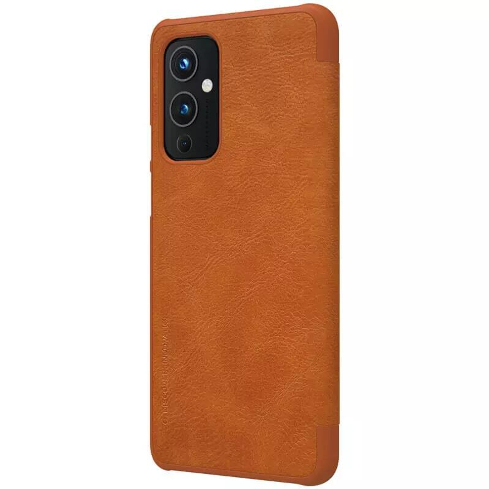 Кожаный чехол-книжка Nillkin Leather Qin для OnePlus 9 China версия