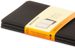 Блокнот Moleskine Cahier Journal (QP311) Pocket 90x140мм обложка картон 64стр. линейка черный (3шт)