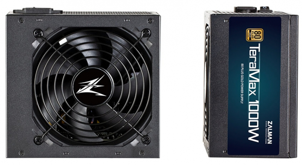 Блок питания Zalman ATX 1000W ZM1000-TMX 80+ gold (20+4pin) APFC 120mm fan 12xSATA Cab Manag RTL