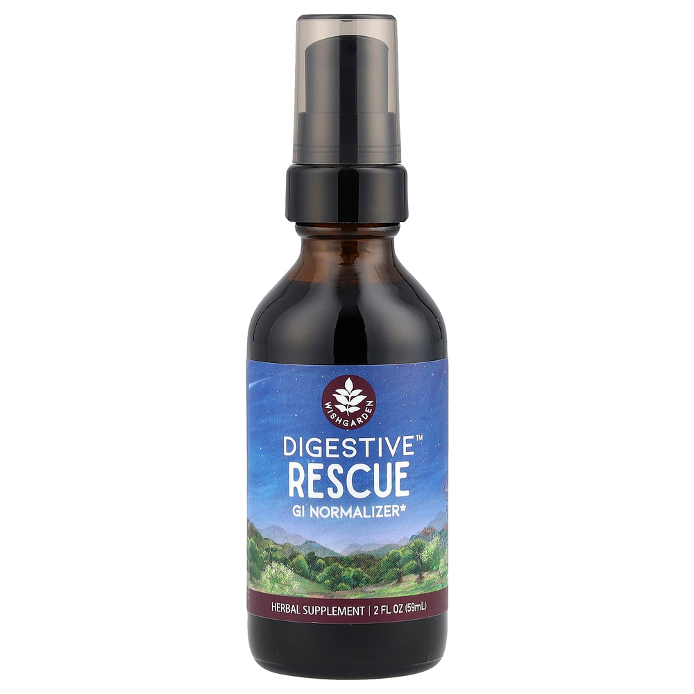 WishGarden Herbs, Digestive ™ Rescue, 59 мл (2 жидк. Унции)
