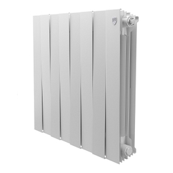 Радиатор биметаллический Piano Forte белый 500 8 секции